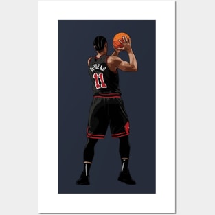 DeMar DeRozan Vector Back Posters and Art